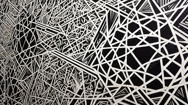 Obraz Abstract geometric pattern design 28