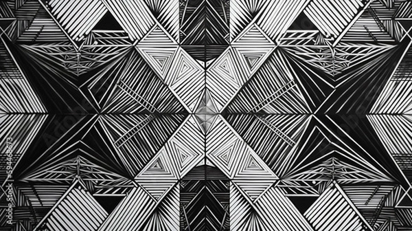 Obraz Abstract geometric pattern design 31