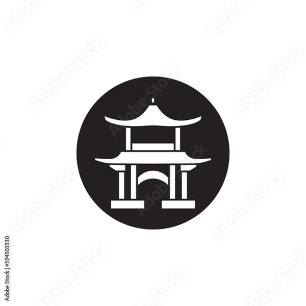 Obraz china landmarks vector for website, UI Essential, symbol, presentation