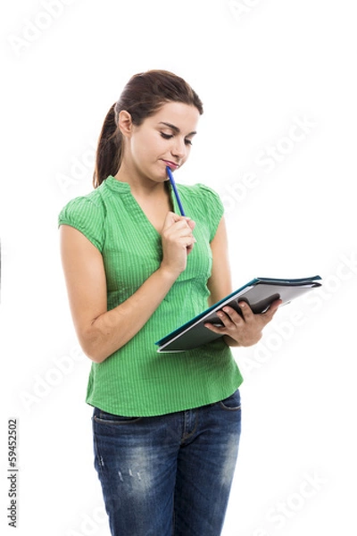 Obraz Female student