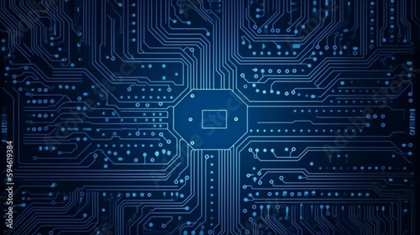 Fototapeta circuit board with several lights and letters on it it