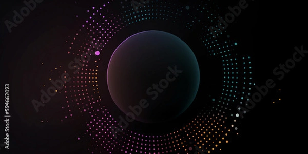 Fototapeta abstract circle background