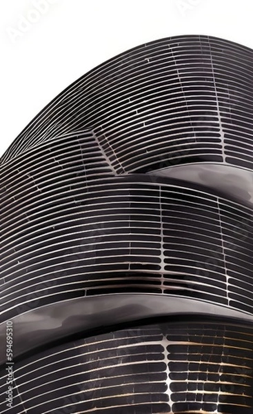 Fototapeta black and white made using Generative AI Technology.