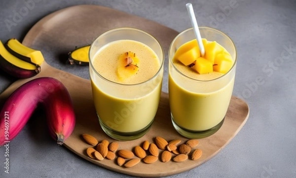 Fototapeta banana smoothie