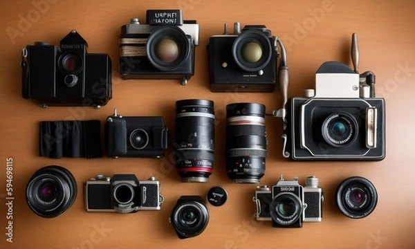 Fototapeta vintage photo camera