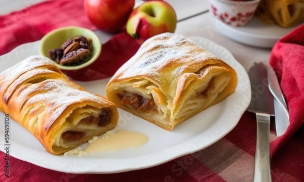 Fototapeta pancakes with cheese