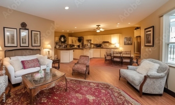 Fototapeta modern living room