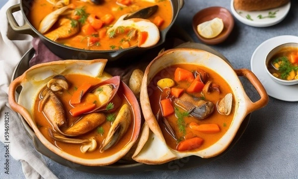 Fototapeta chicken with vegetables