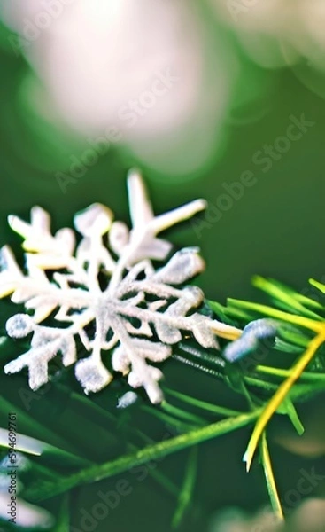 Fototapeta flower macro made using Generative AI Technology.