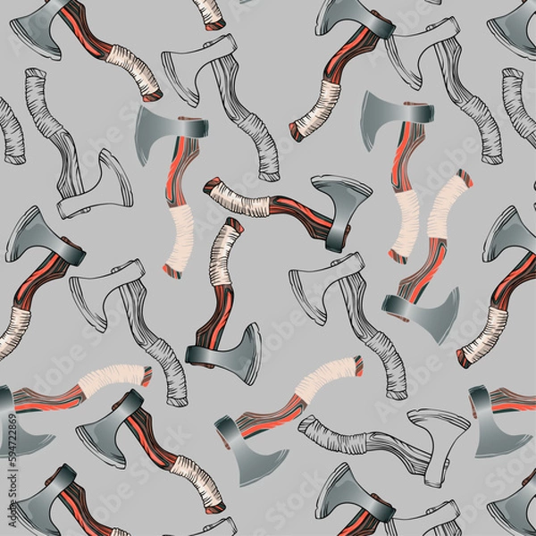 Obraz pattern with drawn axes