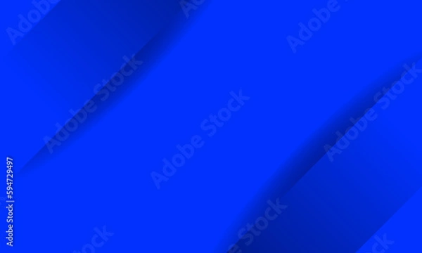Fototapeta Abstract blue color background. Dynamic shapes composition.