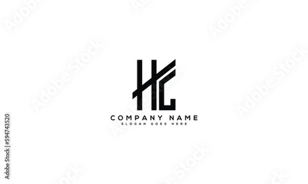 Fototapeta HTG or htg letter mark abstract vector logo design template. HTG or htg icon design