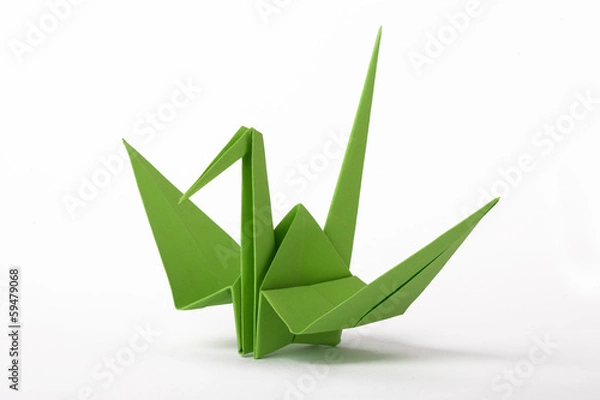 Fototapeta ORIGAMI OISEAU GRUE