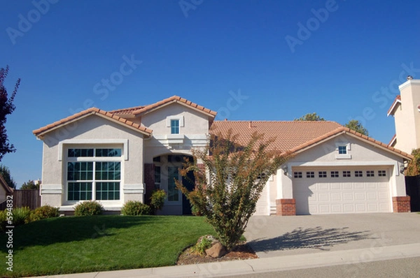 Fototapeta suburban house