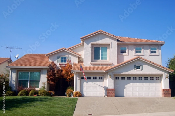 Fototapeta suburban house