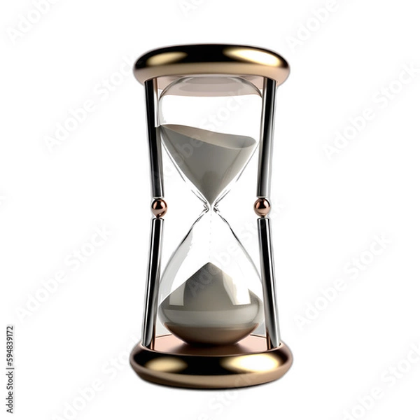 Obraz hourglass isolated