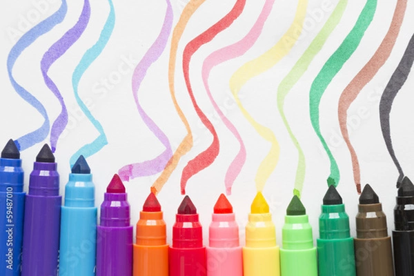 Obraz Colored marker pen