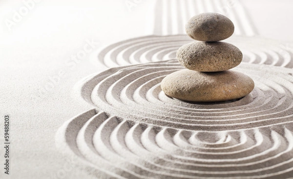Obraz koncepcja ciszy zen