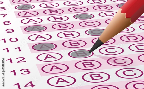 Obraz Answer Sheet