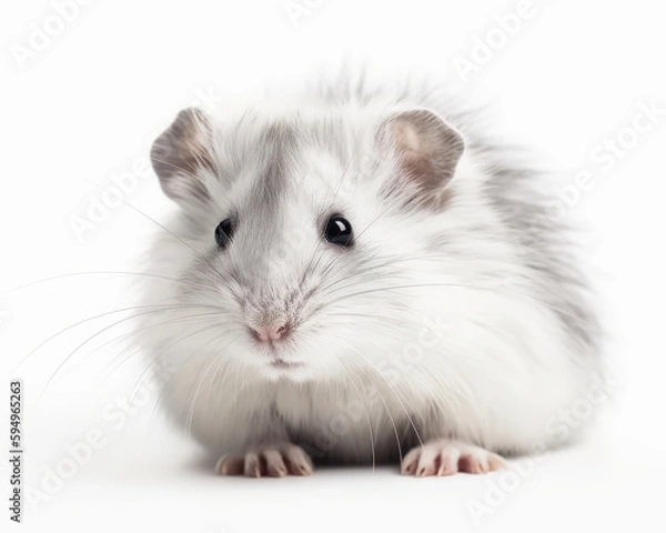 Obraz photo of cloud rat, also called cloudrunner isolated on white background. Generative AI