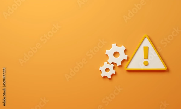 Obraz system maintenance server fixing warning 3d render