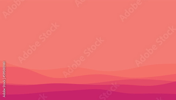 Fototapeta abstract and minimal background with smooth red and pinky curves