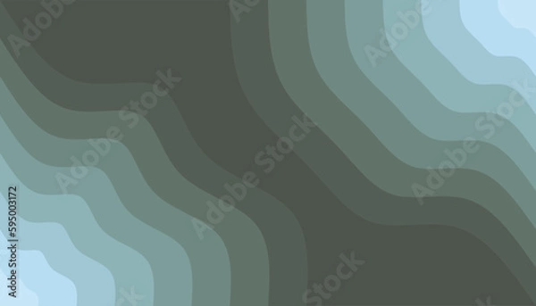 Fototapeta abstract and minimal background with smooth green earthy curves