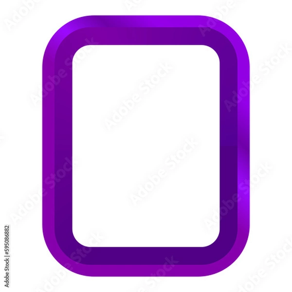 Obraz blue square frame