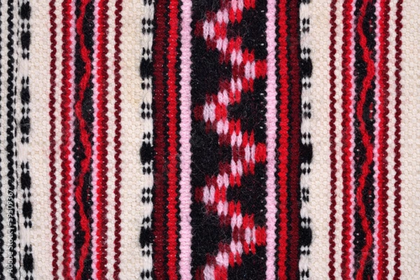 Obraz Hand woven patterned fabric