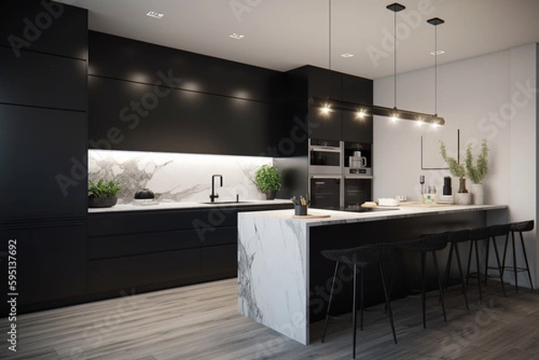 Obraz quartz countertops kitchen