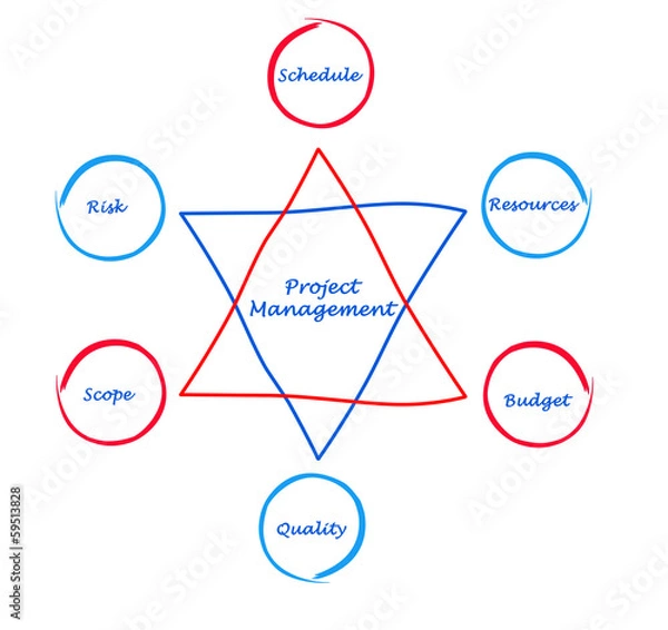 Fototapeta Project management