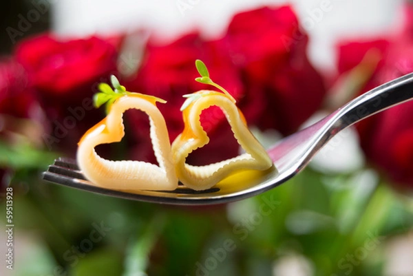 Obraz Nudeln mit Tomatensauce