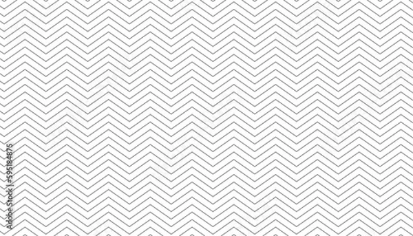 Fototapeta minimalistic zig zag pattern black lines geometric wallpaper