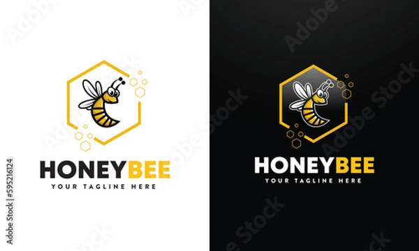 Fototapeta Bee Logo Design 