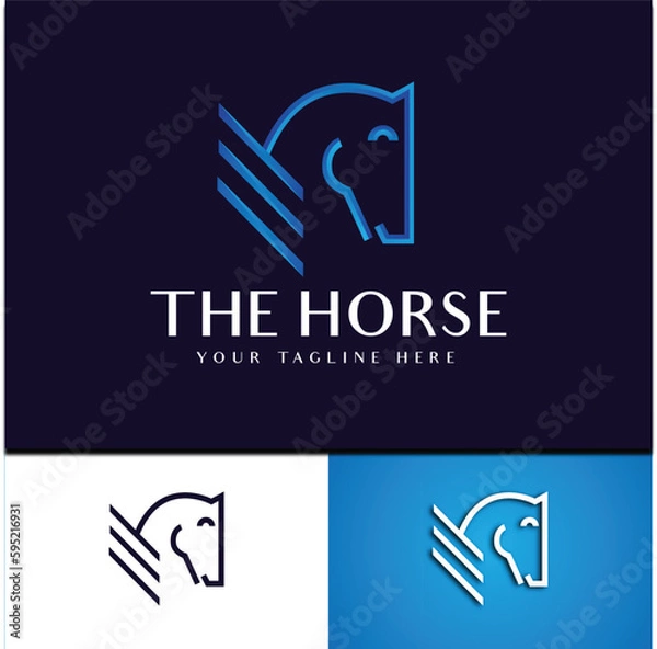 Obraz Horse Logo Design