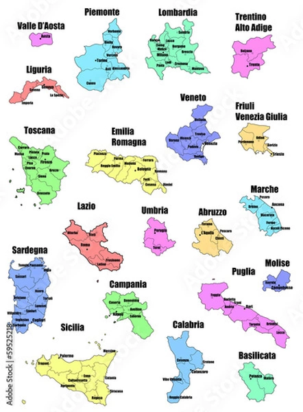 Obraz italy region