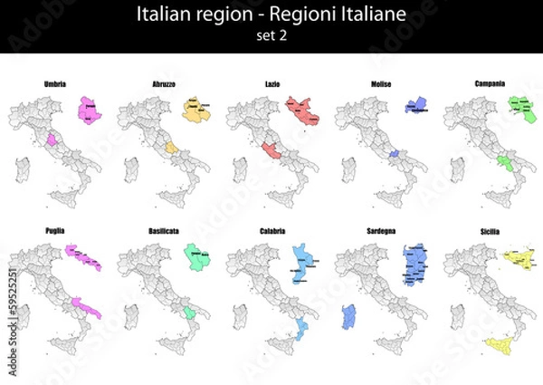 Obraz region włochy
