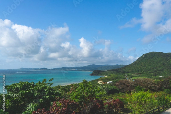 Fototapeta 玉取崎展望台からの眺め（沖縄県・石垣島）