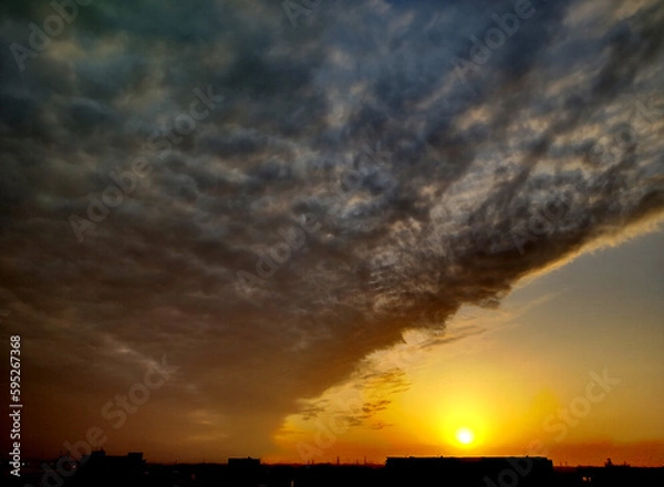 Obraz 夕空-百合ヶ丘-20230422-2