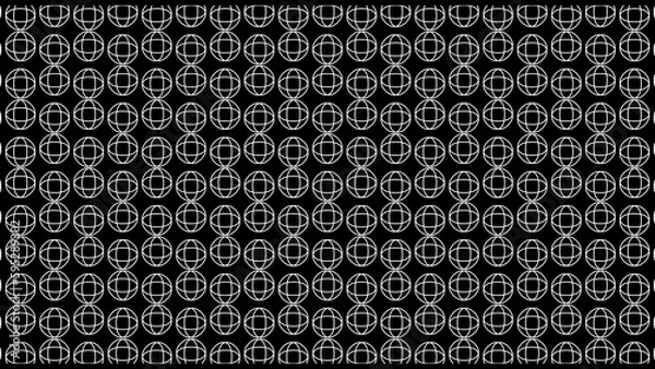 Obraz black and white seamless background