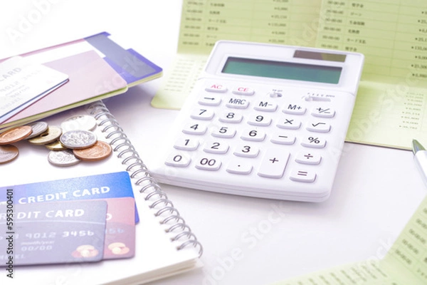 Fototapeta お金のやりくりをするイメージ