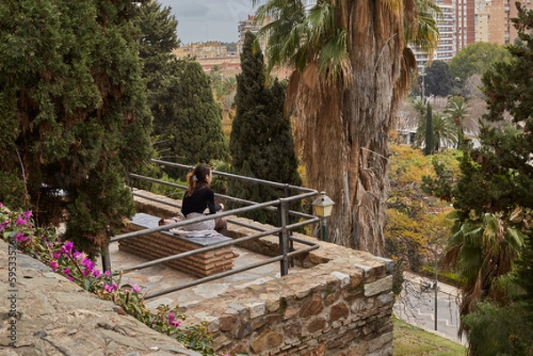 Fototapeta view in the park