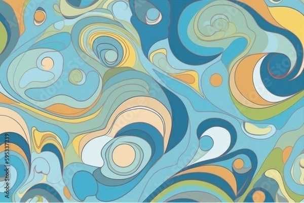 Fototapeta Water pattern design image