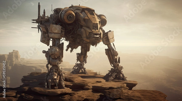 Obraz Steampunk Mech Robot
Generative AI Technology