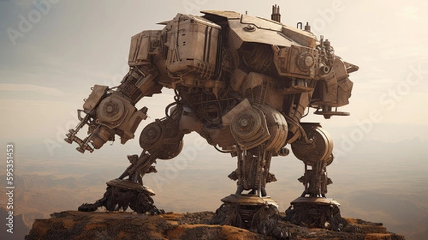 Obraz Steampunk Mech Robot
Generative AI Technology