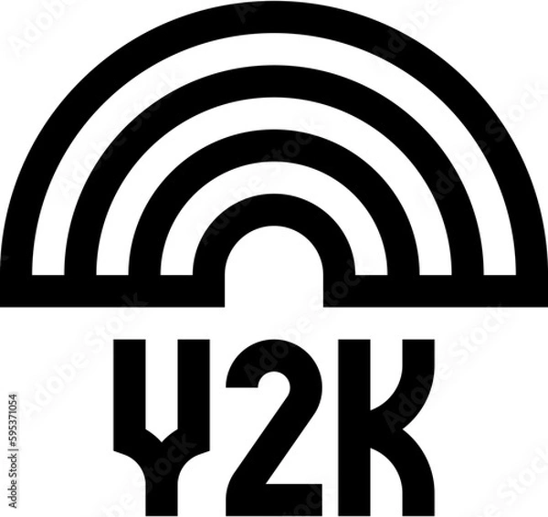 Fototapeta Transparent Yk icon. Yk isolated on transparent background.