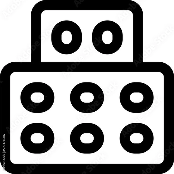 Fototapeta Transparent Pills icon. Pills isolated on transparent background.