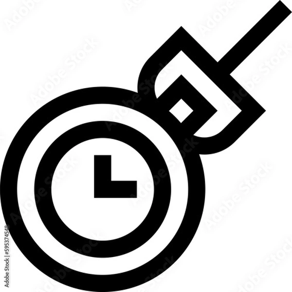 Fototapeta Transparent Regression icon. Regression isolated on transparent background.