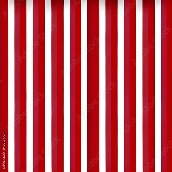 Fototapeta red and white, vertical stripes, lines background, seamless pattern, vertical hand drawn stripes on white seamless vector background texture. Hand drawn doodle lines.

