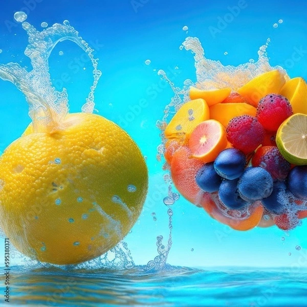 Obraz orange and water